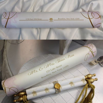 Tela Di Scorrimento Invitation Large Mailing Tube