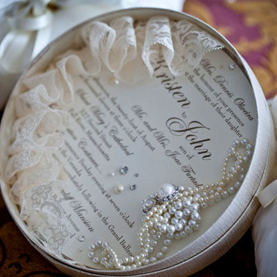 Collana Di Perle Rotonda Invitation