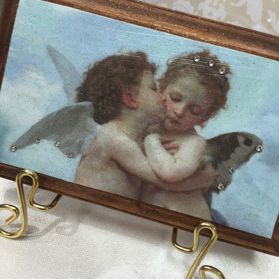 Keepsake Wooden Plaque- Il Baccio Crystallized 3x5