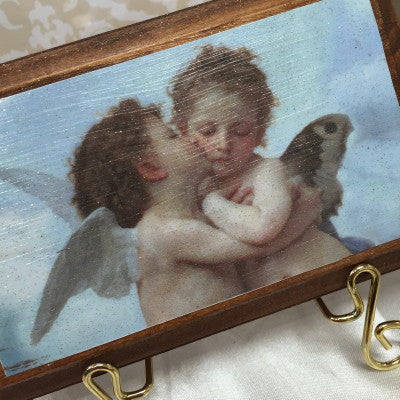 Keepsake Wooden Plaque- Il Baccio 3x5"