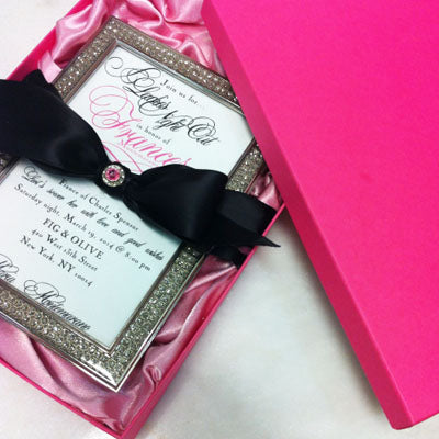 Favor Cornice Invitation 4x6