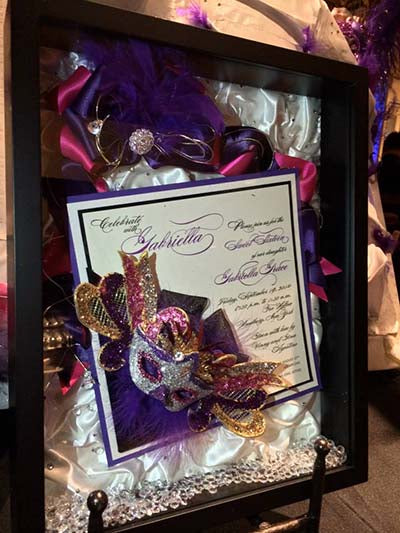 Keepsake Shadowbox 11x14 inch Masquerade