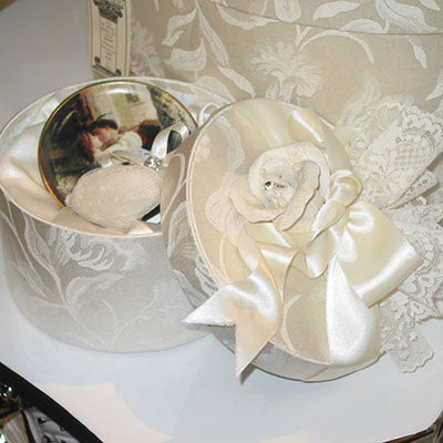 Porcelain Plate in Fabric Box