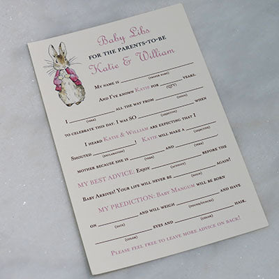 Baby Shower Baby Libs Peter Rabbit