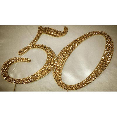 Cake Topper 50th Anniverary