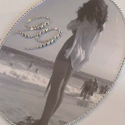 Keepsake Swarovski Plaque - Custom Photo Full & Personalization