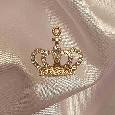 Small Rhinestone Crown Accent