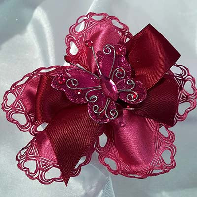 CRF Cuore Butterfly Accent with Bow