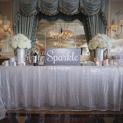 Sequin Table Cloth Rental
