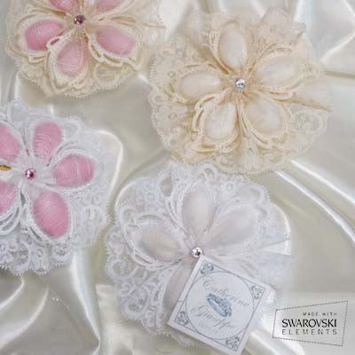 CRF Ariel Crystal with Lace Ruffle