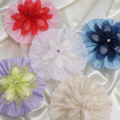 CRF Picasso Crystal with Pleated Ruffle